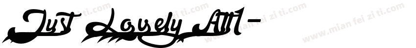Just Lovely Alt1字体转换